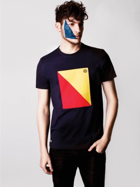 Lacoste Other - Lacoste Men's Regular Fit Nautical Flag Graphic T-Shirt -‎ Navy - Size 3 / S